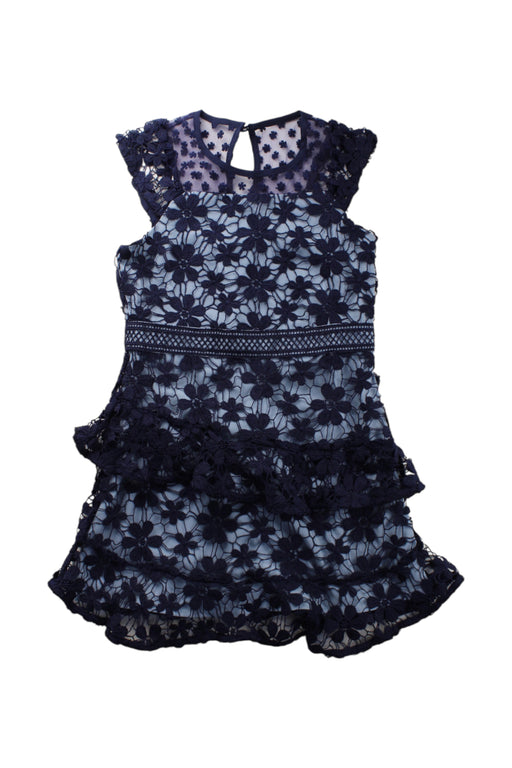 A Navy Sleeveless Dresses from Nicholas & Bears in size 4T for girl. (Front View)