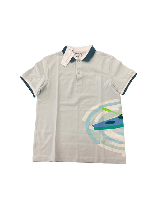 A Blue Short Sleeve Polos from Jacadi in size 10Y for boy. (Front View)