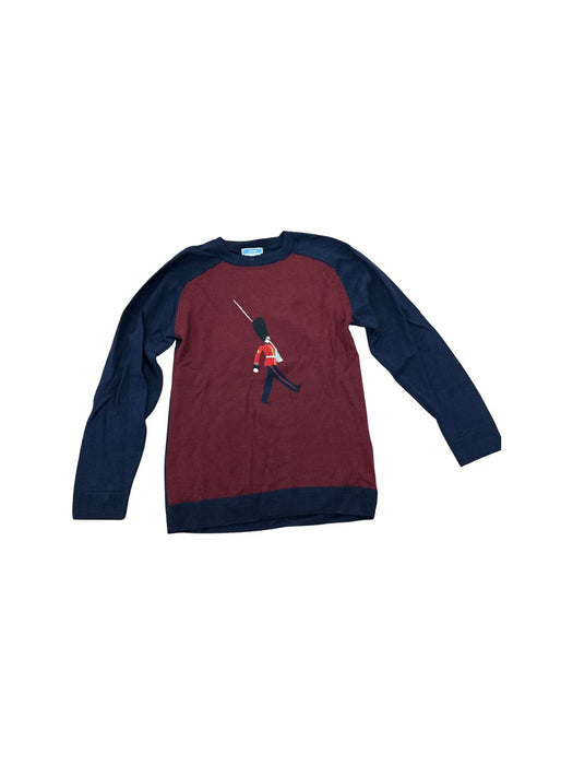 A Burgundy Knit Sweaters from Jacadi in size 8Y for boy. (Front View)