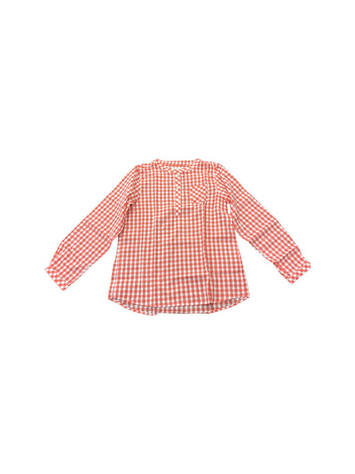 A White Long Sleeve Shirts from Nanos in size 8Y for girl. (Front View)
