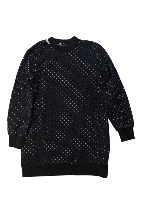 A Black Crewneck Sweatshirts from Dolce & Gabbana in size 7Y for girl. (Front View)
