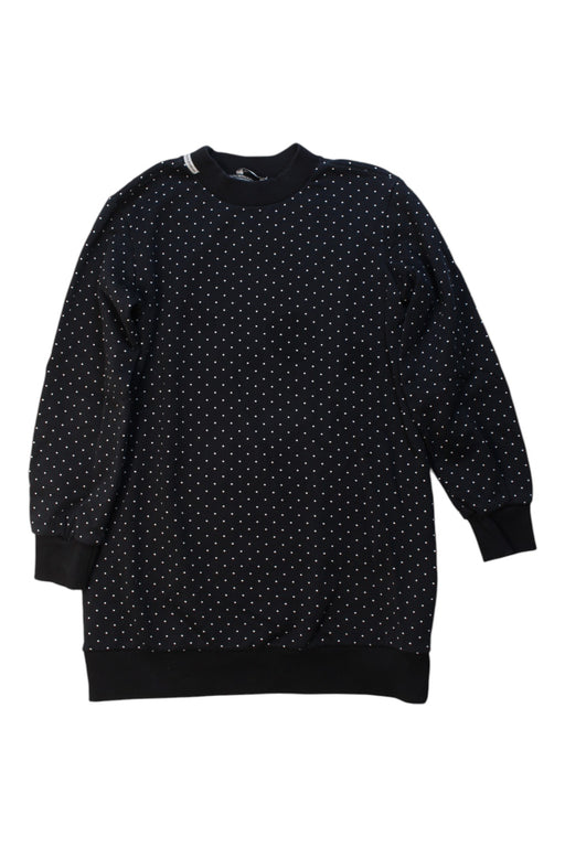 A Black Crewneck Sweatshirts from Dolce & Gabbana in size 7Y for girl. (Front View)