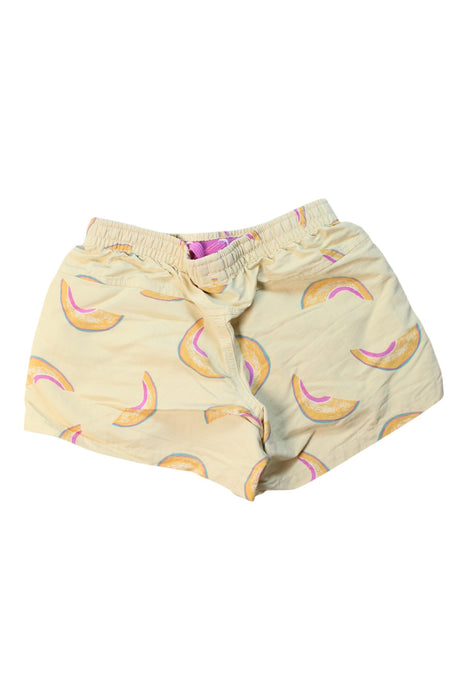 A Beige Shorts from Patagonia in size 7Y for girl. (Back View)