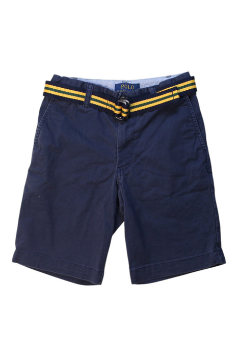 A Navy Shorts from Polo Ralph Lauren in size 8Y for boy. (Front View)