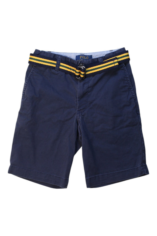 A Navy Shorts from Polo Ralph Lauren in size 8Y for boy. (Front View)