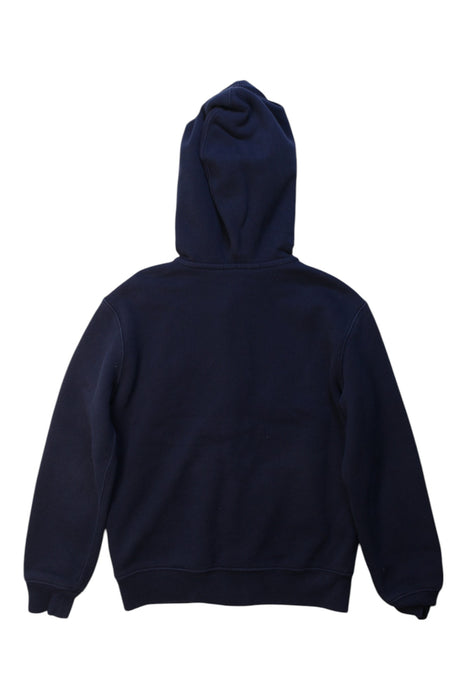 A Navy Hooded Sweatshirts from Polo Ralph Lauren in size 7Y for boy. (Back View)