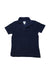 A Navy Short Sleeve Polos from Crewcuts in size 8Y for boy. (Front View)