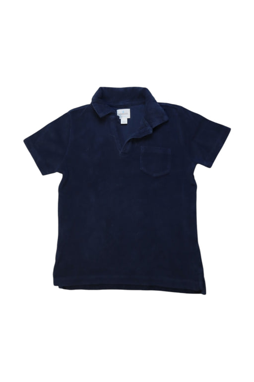 A Navy Short Sleeve Polos from Crewcuts in size 8Y for boy. (Front View)