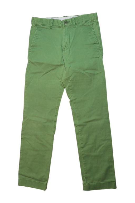 A Green Casual Pants from Crewcuts in size 8Y for boy. (Front View)