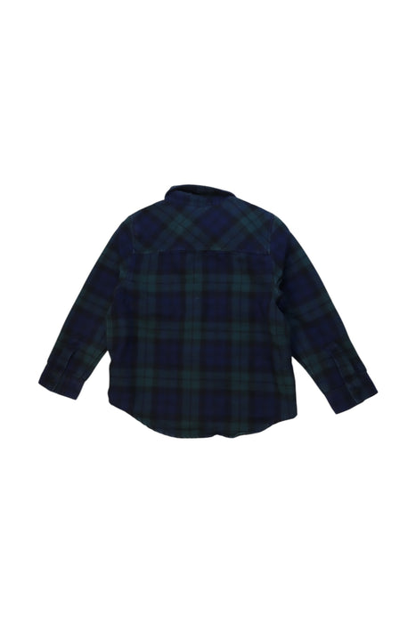 A Green Long Sleeve Shirts from Lacoste in size 5T for boy. (Back View)