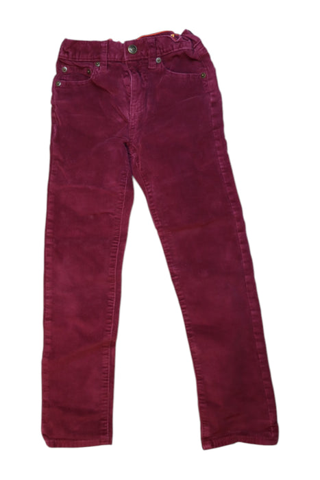 A Burgundy Casual Pants from Crewcuts in size 7Y for girl. (Front View)