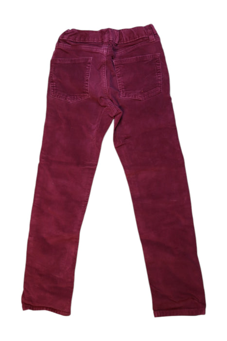 A Burgundy Casual Pants from Crewcuts in size 7Y for girl. (Back View)