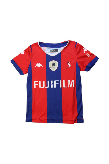 A Red Active Tops from Kappa in size 6T for boy. (Front View)