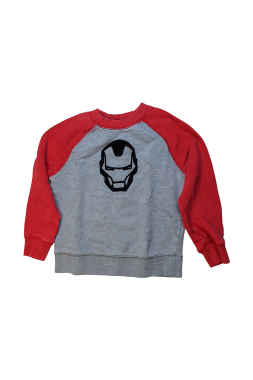 A Red Crewneck Sweatshirts from Hanna Andersson in size 5T for boy. (Front View)