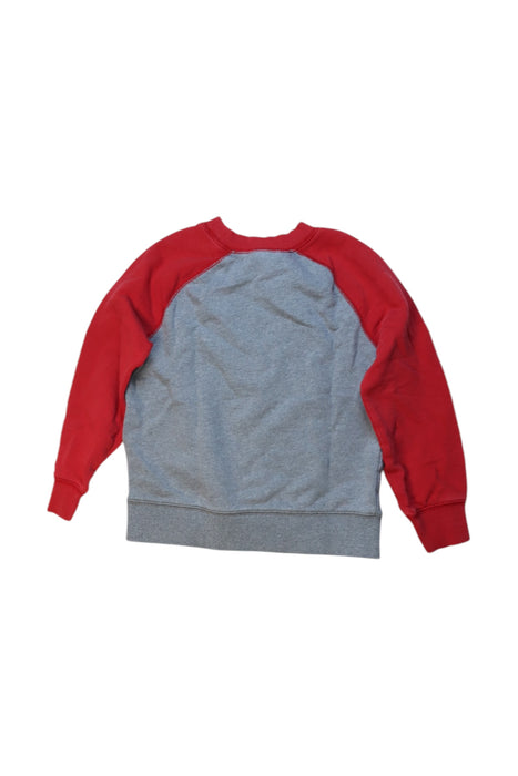 A Red Crewneck Sweatshirts from Hanna Andersson in size 5T for boy. (Back View)