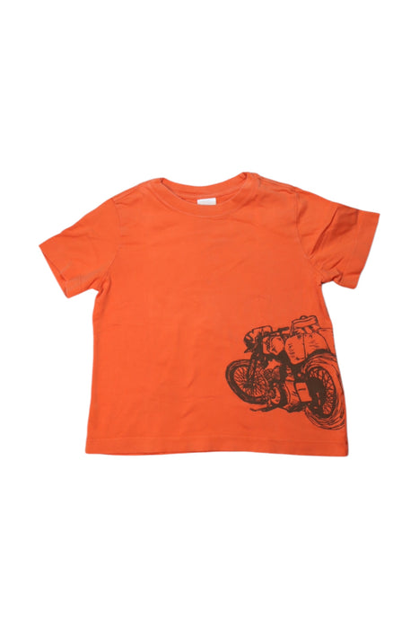 A Orange Short Sleeve T Shirts from Hanna Andersson in size 5T for boy. (Front View)