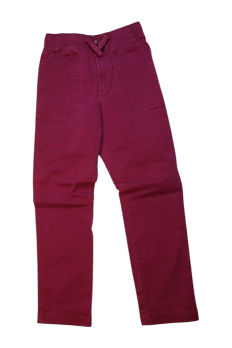 A Burgundy Casual Pants from Crewcuts in size 8Y for girl. (Front View)