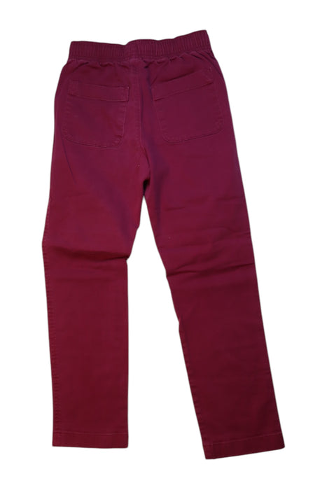 A Burgundy Casual Pants from Crewcuts in size 8Y for girl. (Back View)