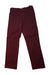 A Burgundy Casual Pants from Crewcuts in size 8Y for girl. (Front View)