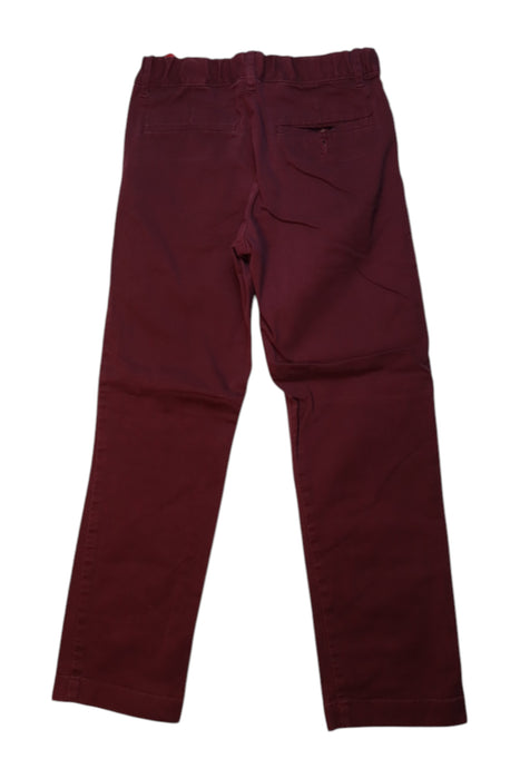 A Burgundy Casual Pants from Crewcuts in size 8Y for girl. (Back View)