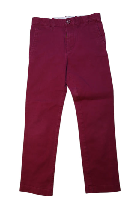 A Burgundy Casual Pants from Crewcuts in size 8Y for girl. (Front View)