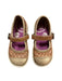 A Brown Flats from Stride Rite in size 18-24M for girl. (Front View)