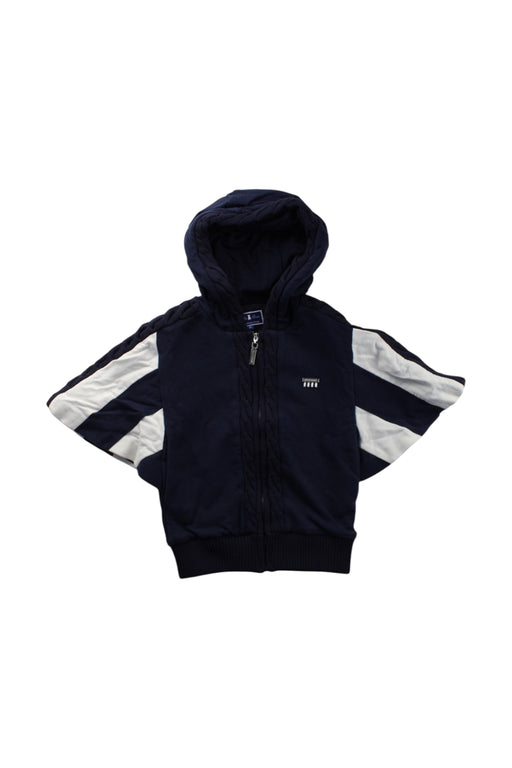 A Navy Zippered Sweatshirts from Nicholas & Bears in size 4T for neutral. (Front View)