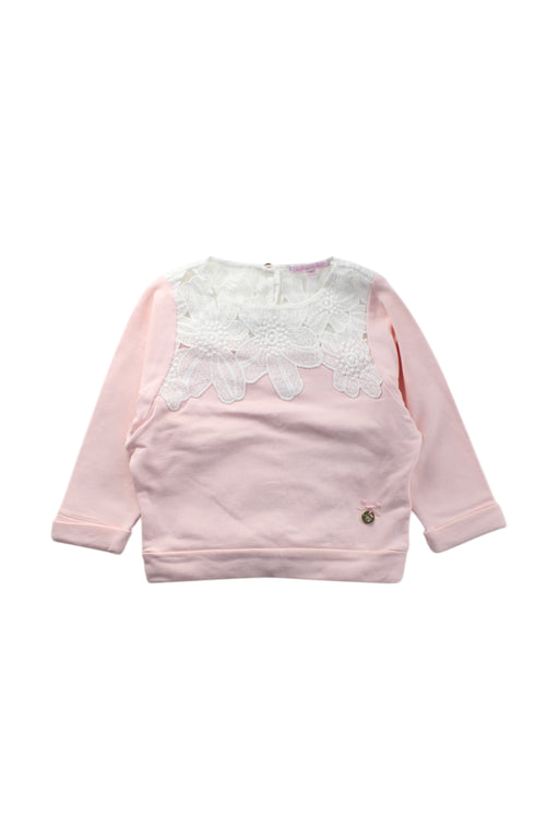 A Pink Long Sleeve Tops from Nicholas & Bears in size 3T for girl. (Front View)