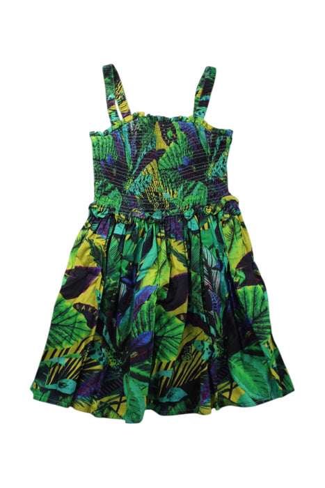 A Multicolour Sleeveless Dresses from Baker by Ted Baker in size 7Y for girl. (Front View)