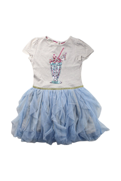 A Blue Dress Sets from Monsoon in size 3T for girl. (Front View)