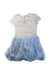 A Blue Dress Sets from Monsoon in size 3T for girl. (Back View)