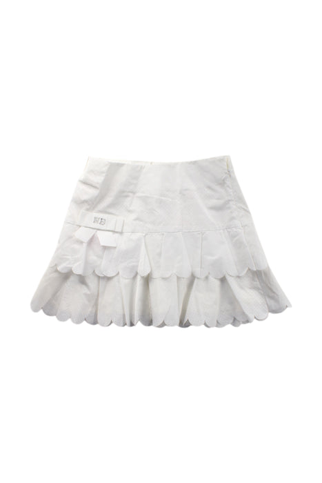 A White Short Skirts from Nicholas & Bears in size 6T for girl. (Back View)