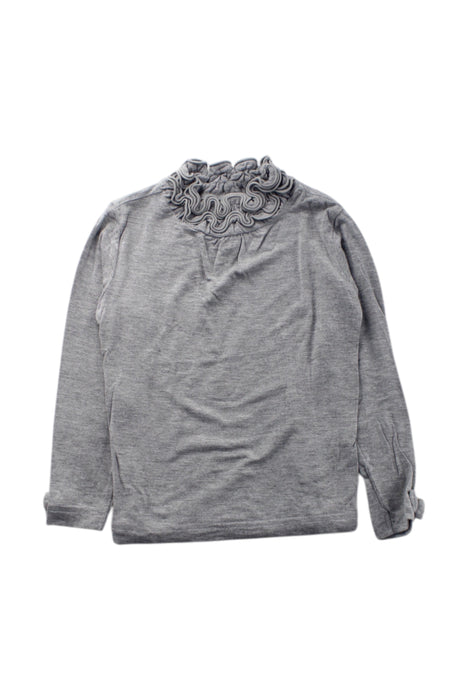 A Grey Long Sleeve Tops from Chickeeduck in size 18-24M for neutral. (Front View)