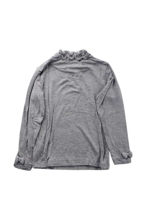 A Grey Long Sleeve Tops from Chickeeduck in size 18-24M for neutral. (Back View)