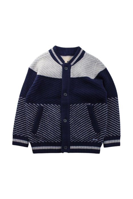 A Navy Puffer/Quilted Coats & Outerwear from Chickeeduck in size 4T for neutral. (Front View)