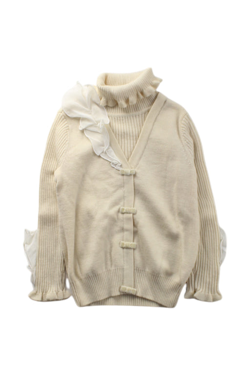 A Ivory Knit Sweaters from Nicholas & Bears in size 3T for girl. (Front View)