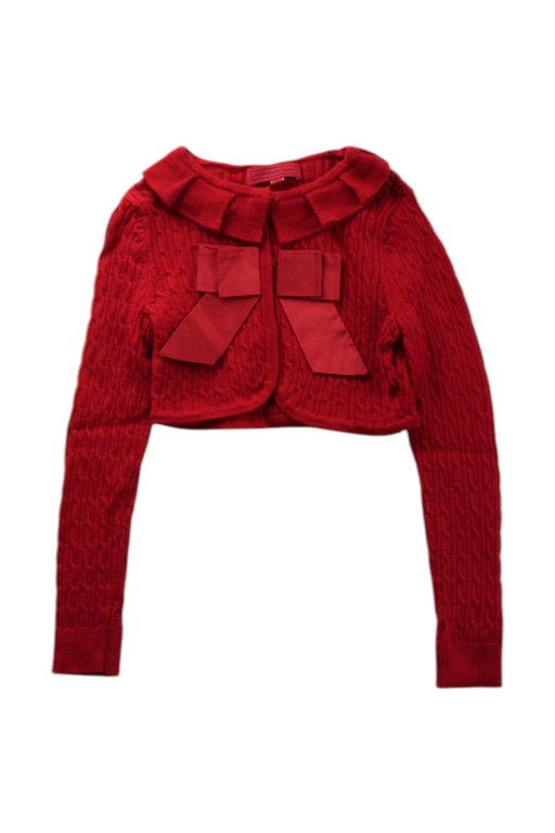 A Red Cardigans from Nicholas & Bears in size 4T for girl. (Front View)