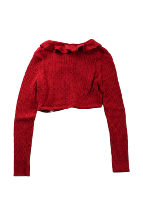 A Red Cardigans from Nicholas & Bears in size 4T for girl. (Back View)