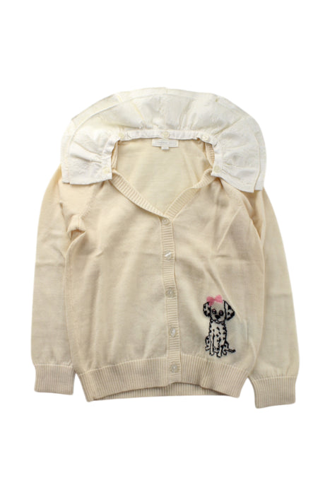 A Ivory Cardigans from Nicholas & Bears in size 4T for girl. (Front View)