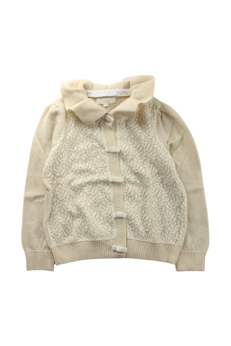 A Beige Cardigans from Nicholas & Bears in size 4T for girl. (Front View)