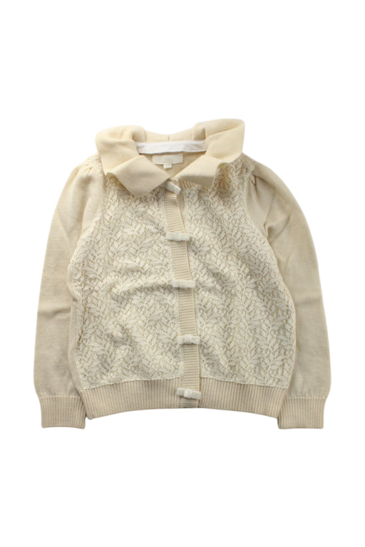 A Beige Cardigans from Nicholas & Bears in size 4T for girl. (Front View)