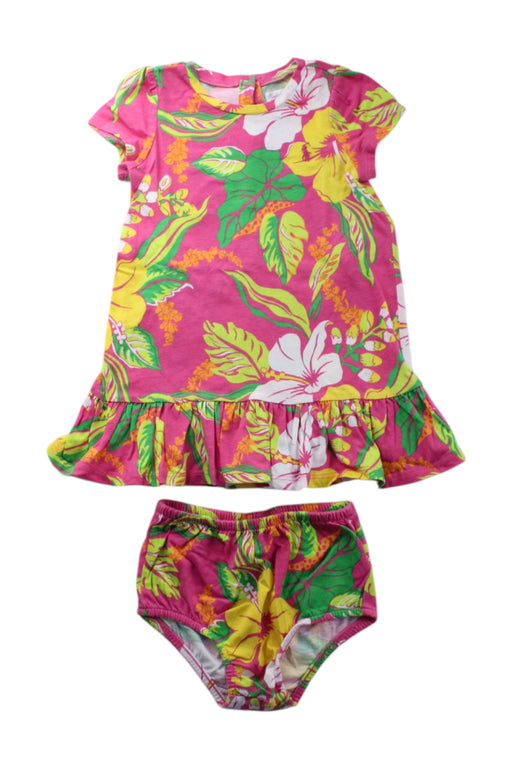 A Multicolour Dress Sets from Ralph Lauren in size 6-12M for girl. (Front View)