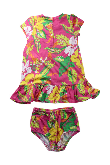 A Multicolour Dress Sets from Ralph Lauren in size 6-12M for girl. (Back View)