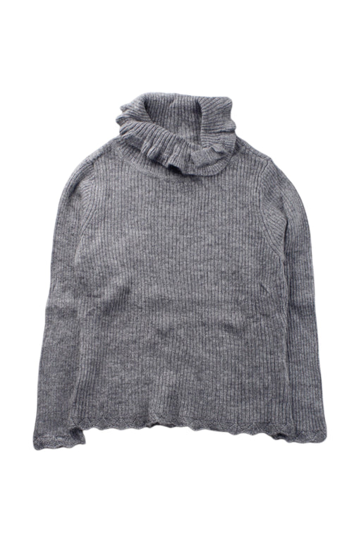 A Grey Long Sleeve Tops from Chickeeduck in size 2T for girl. (Front View)