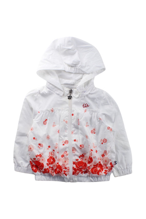 A White Puffer/Quilted Coats & Outerwear from ELLE in size 18-24M for girl. (Front View)