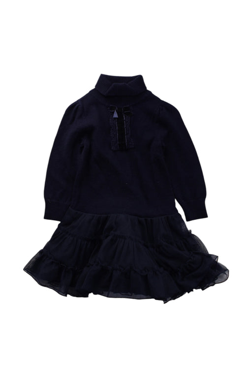 A Black Sweater Dresses from Nicholas & Bears in size 12-18M for girl. (Front View)