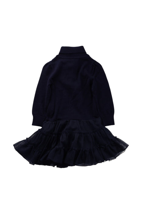A Black Sweater Dresses from Nicholas & Bears in size 12-18M for girl. (Back View)