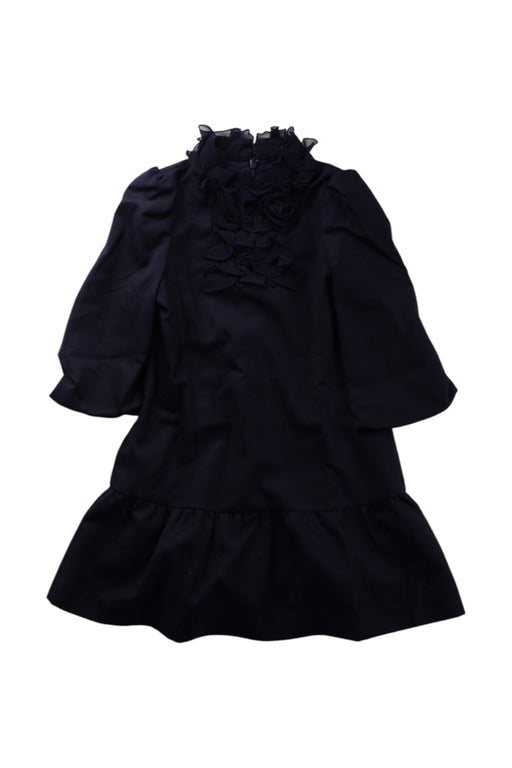 A Black Long Sleeve Dresses from Nicholas & Bears in size 4T for girl. (Front View)