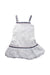 A White Sleeveless Dresses from Nicholas & Bears in size 6T for girl. (Back View)