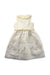 A Ivory Sleeveless Dresses from Nicholas & Bears in size 4T for girl. (Back View)